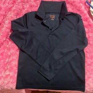 cat & jack boys  navy long/short sleeves uniforms. Size L 2 count